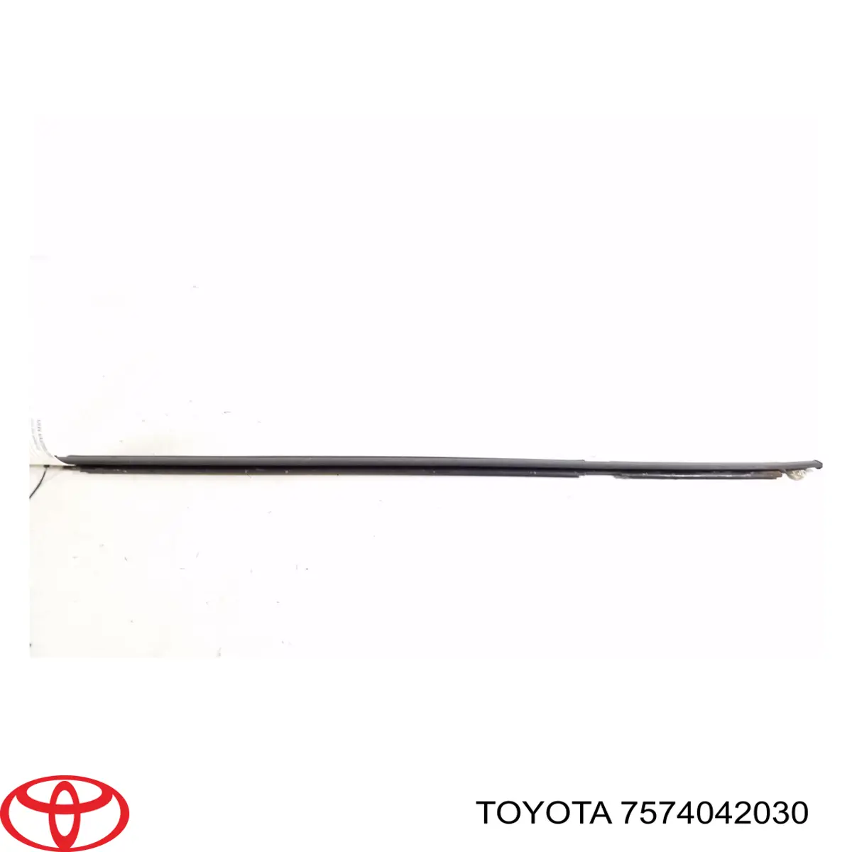 Молдинг опускного скла нижній, двері задньої, лівої Toyota 7574042030 ціна, від 24.70 USD
