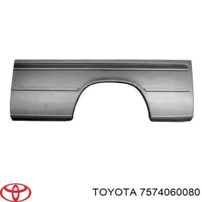 Ущільнювач скла задніх дверей, зовнішній (планка) Toyota 7574060080 ціна, від 67.73 USD