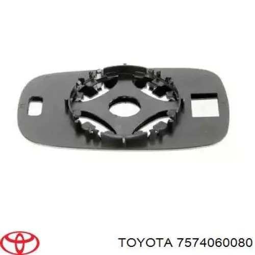 7574060080 Toyota Ущільнювач скла задніх дверей, зовнішній (планка)