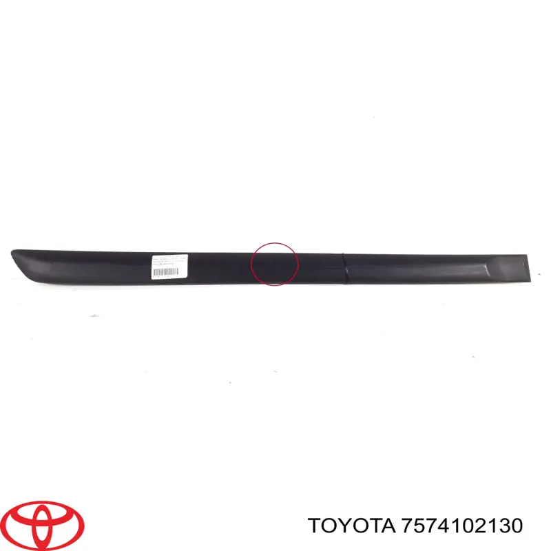 7574102130 Toyota Молдинг задніх правих дверей