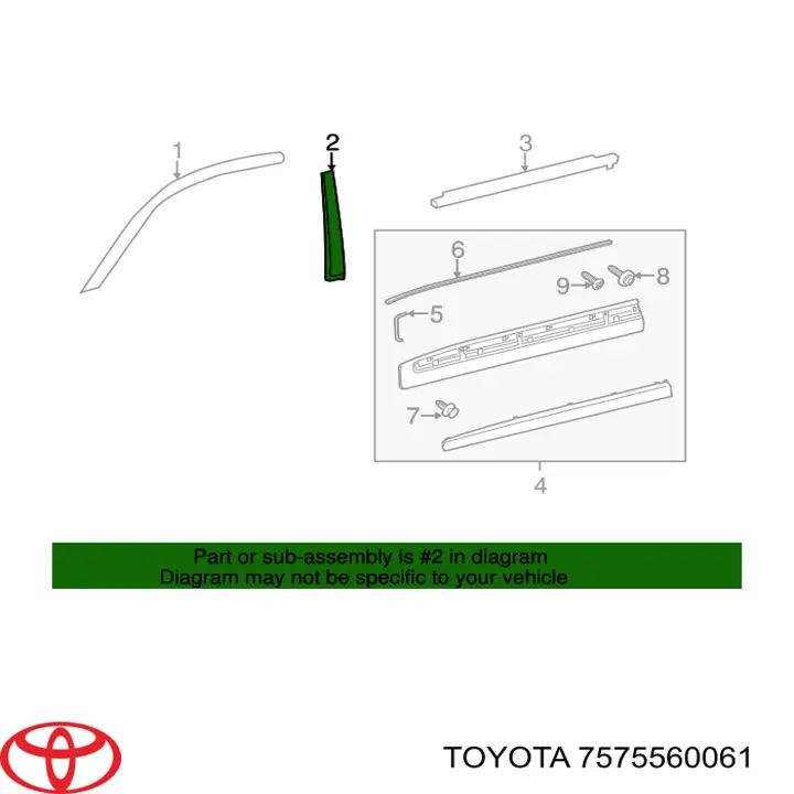 7575560061 Toyota 
