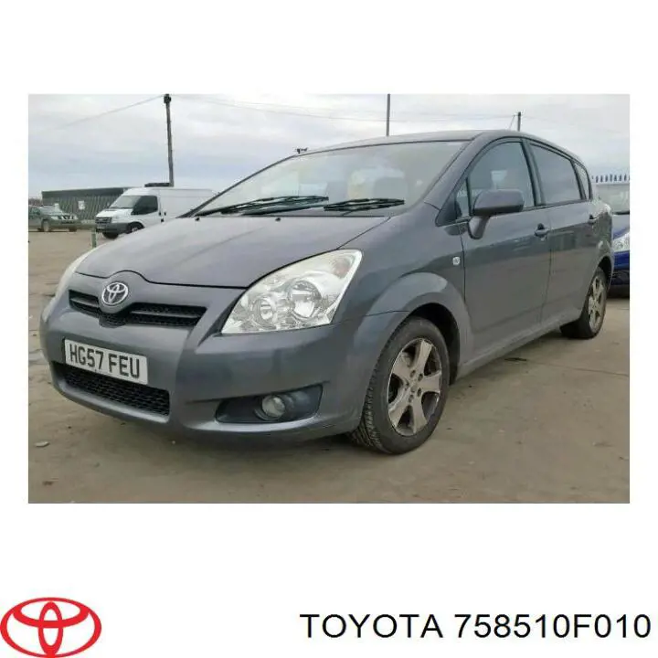 Накладка зовнішня (молдинг) порога, правий Toyota 758510F010