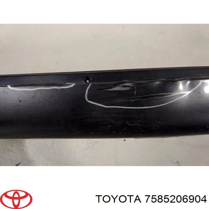 Накладка зовнішня (молдинг) порога, лівий Toyota 7585206904 ціна, від 76.00 USD