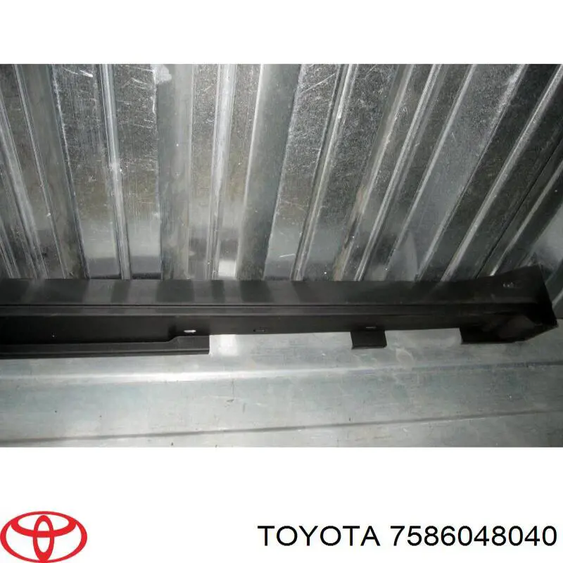 Накладка зовнішня (молдинг) порога, лівий Toyota 7586048040 ціна, від 51.35 USD