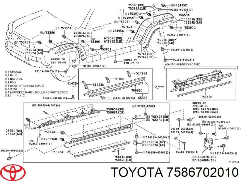 7586712040 Toyota 