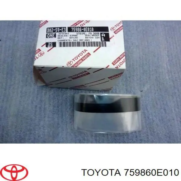 Купити 759860E010 Toyota 