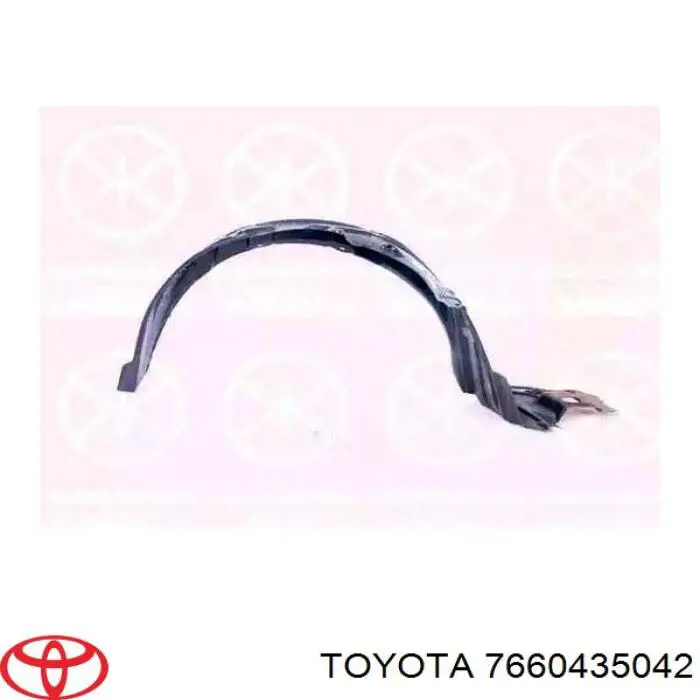 Бризковики передній, лівий Toyota 7660435042 ціна, від 76.19 USD