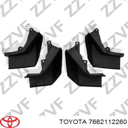Купити 7662112260 Toyota Бризковики передній, правий