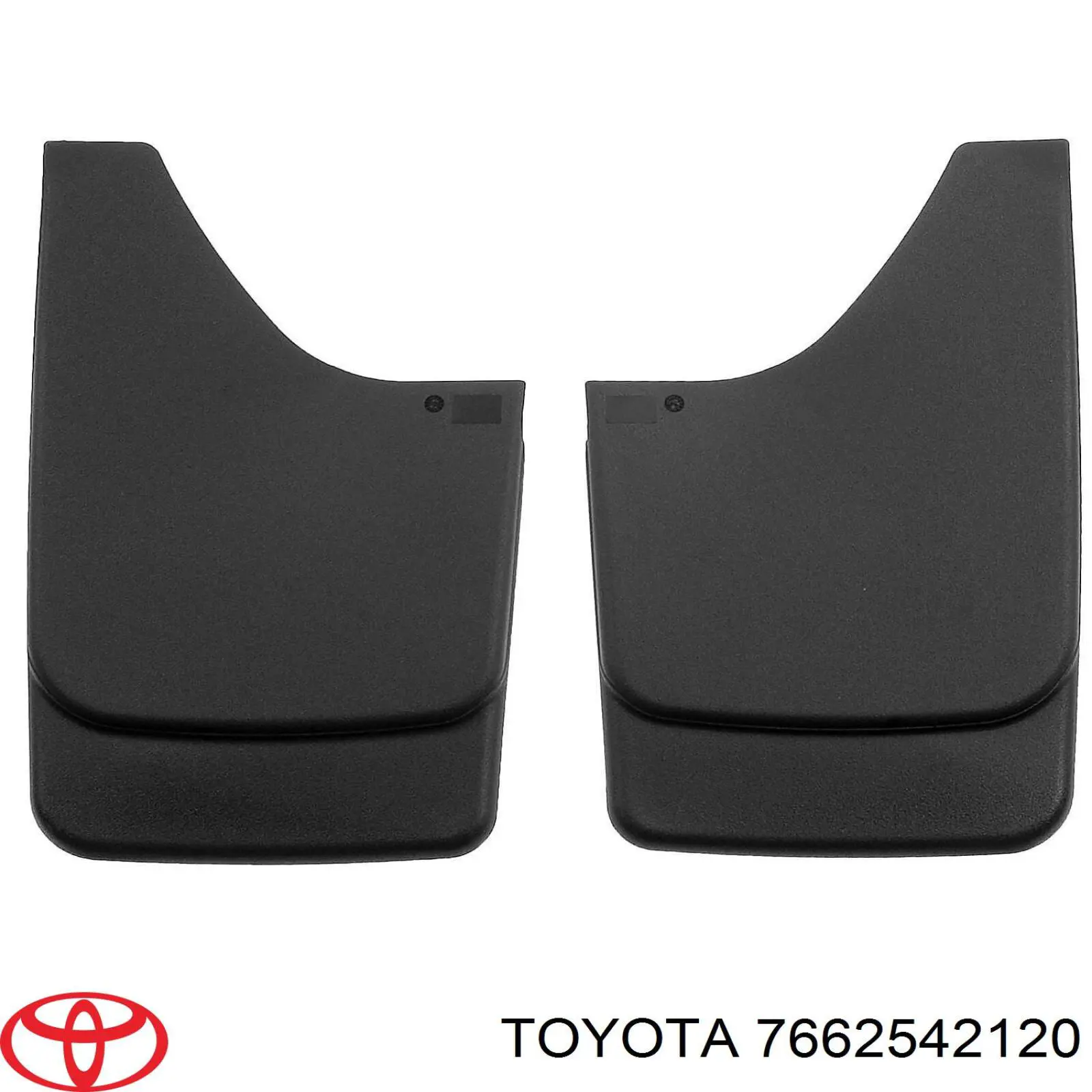 7662542100 Toyota Бризковики задній, правий