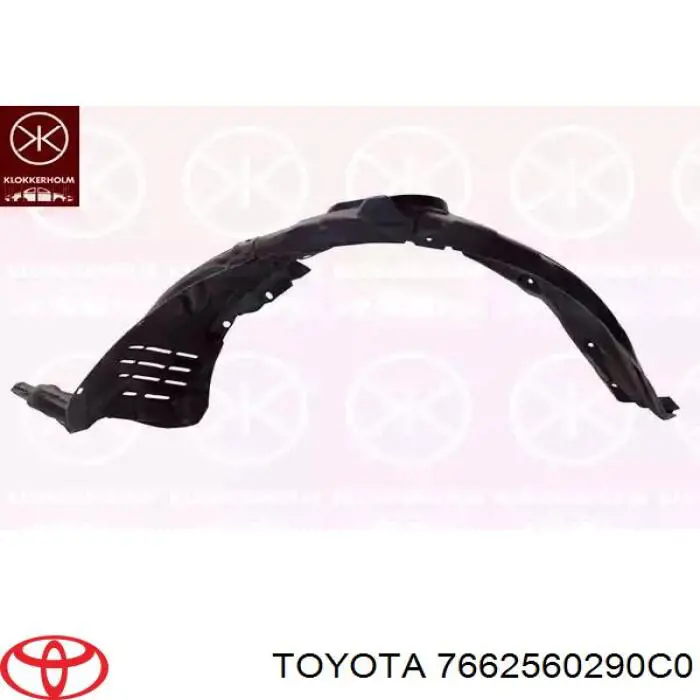 Бризковики задній, правий Toyota 7662560290C0 ціна, від 89.74 USD