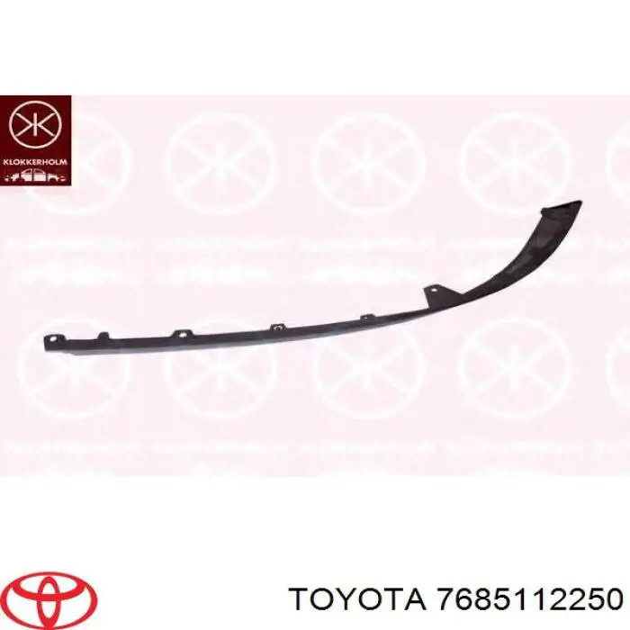 Спойлер переднього бампера 7685112250 Toyota