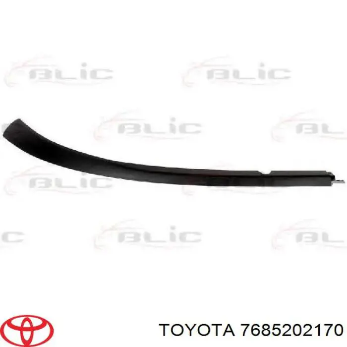 Спліттер переднього бампера Toyota 7685202170 ціна, від 47.05 USD