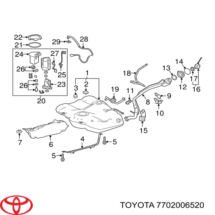  7702006520 Toyota