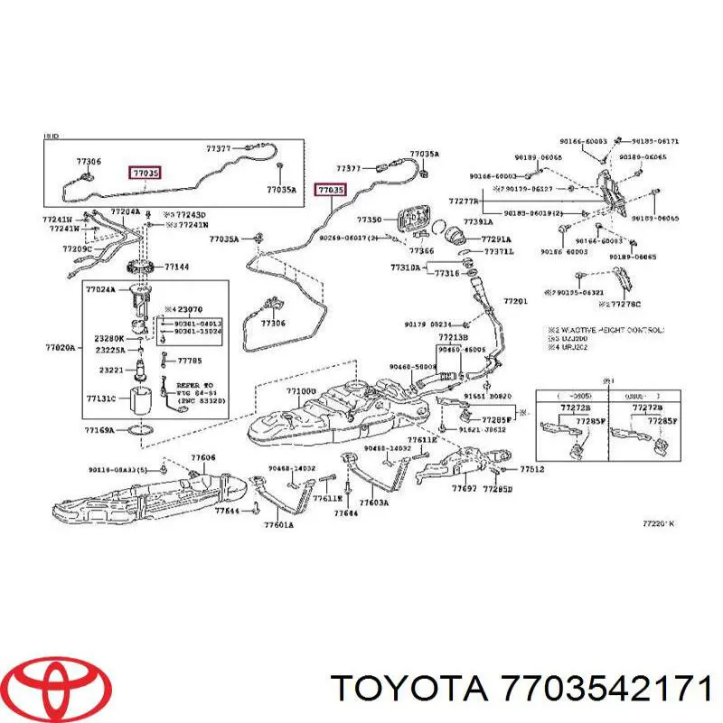 7703542171 Toyota 