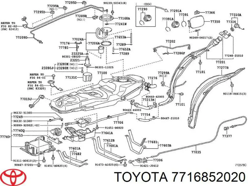  Toyota 7716852020 ціна, від 5.62 USD
