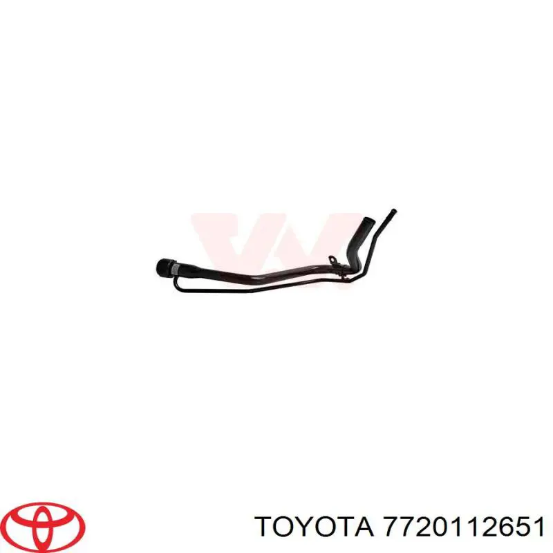 7720112650 Toyota шланг заливної горловини, паливного бака