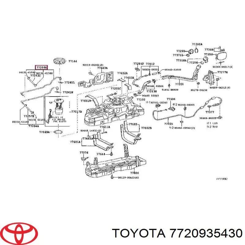 7720935430 Toyota 