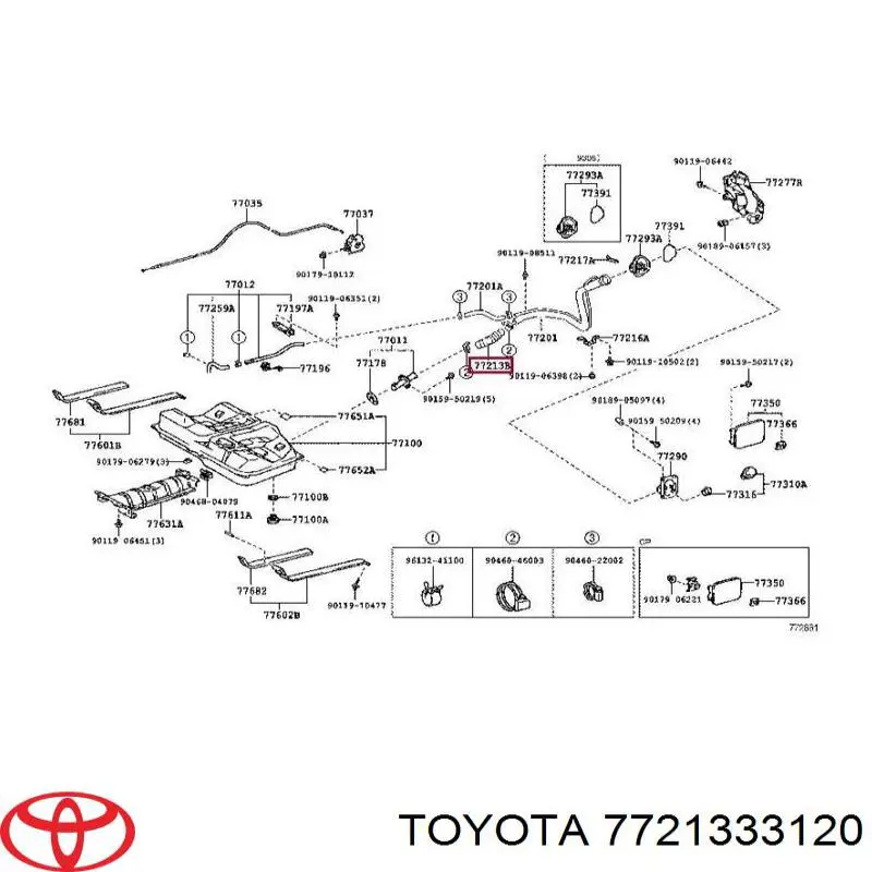 Toyota 7721333120 ціна, від 6.33 USD