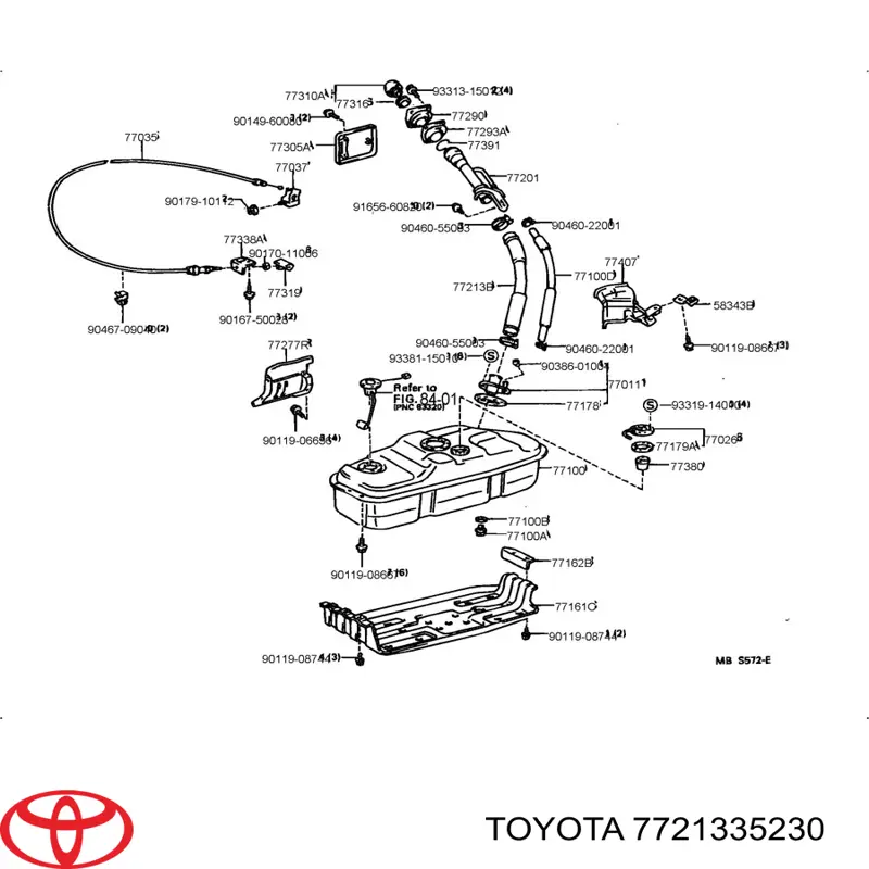 Купити 7721335230 Toyota 