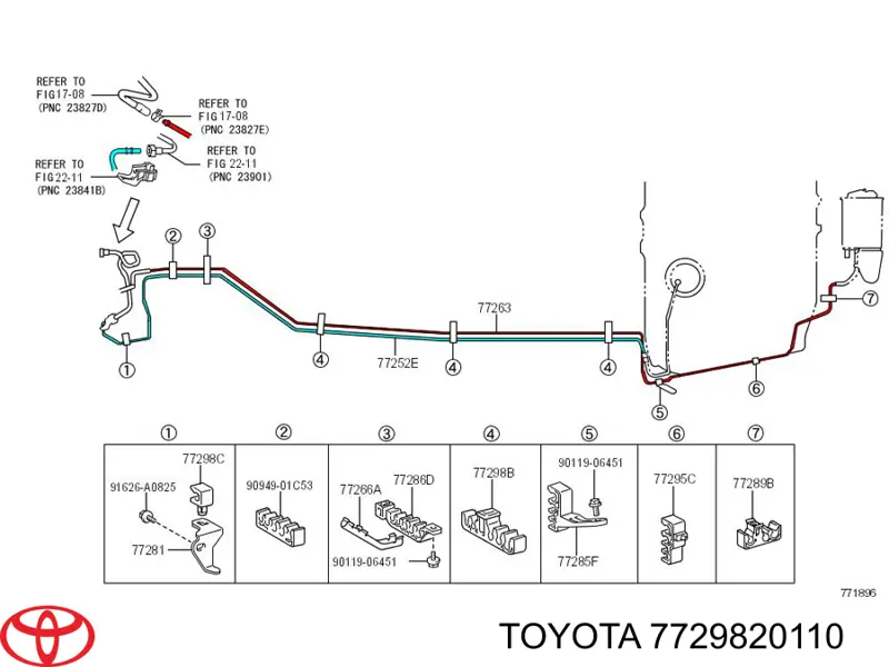 7729820110 Toyota 