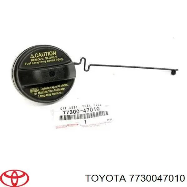 Пробка паливного бака Toyota 7730047010 ціна, від 33.50 USD