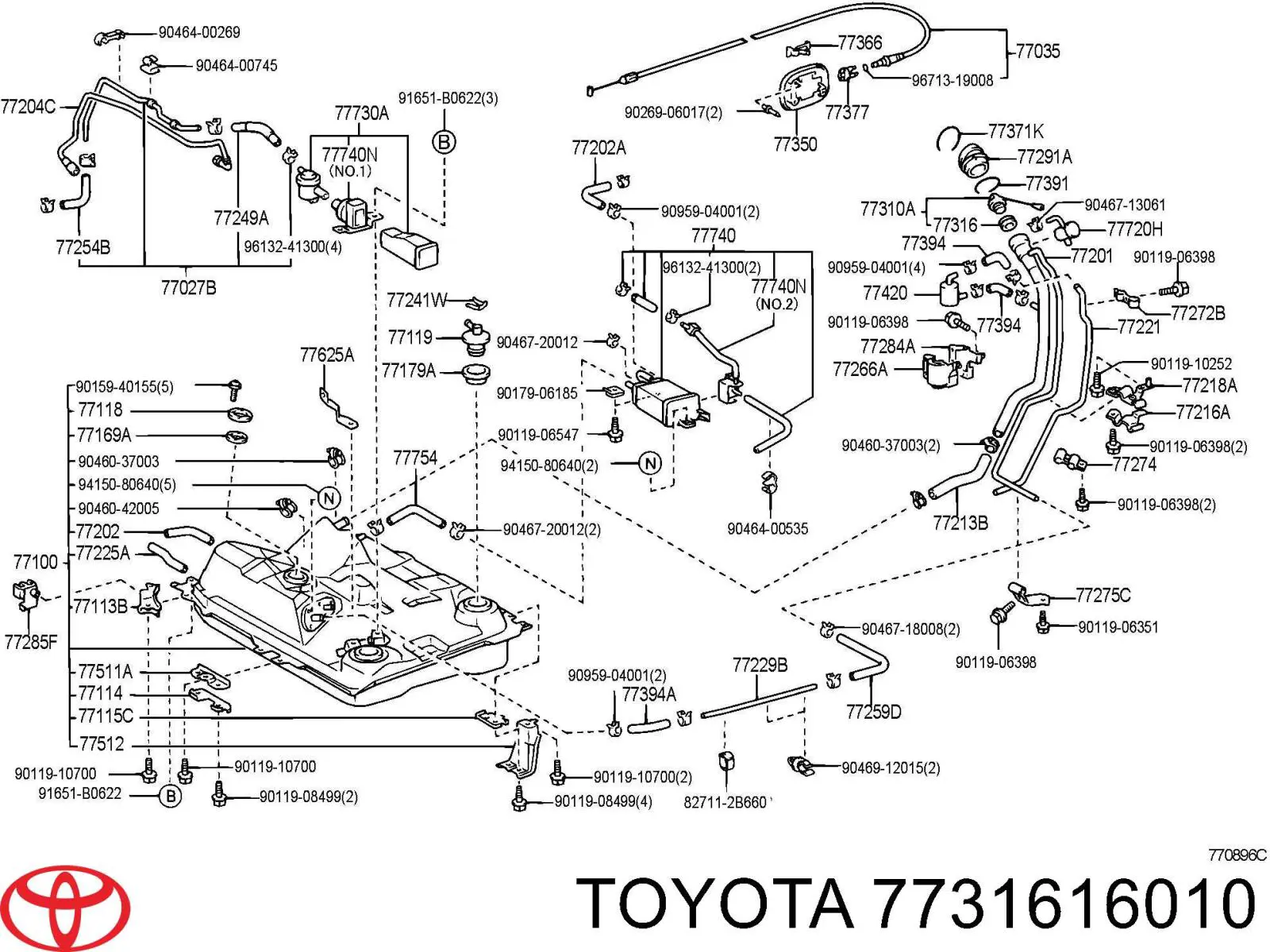 Купити 7731616010 Toyota 