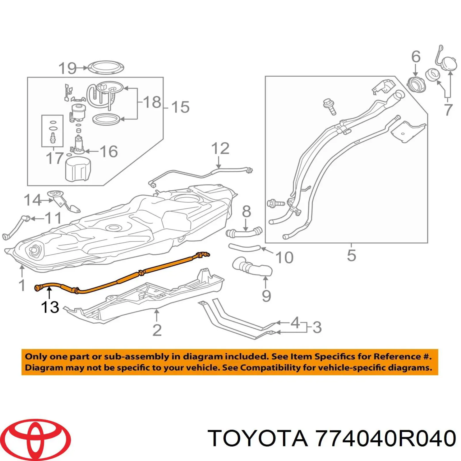 774040R040 Toyota 