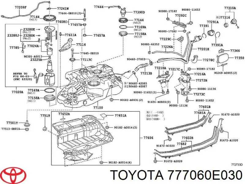 777060E030 Toyota 