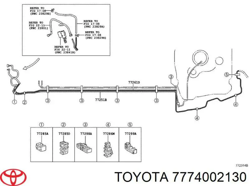 Помпа 7774002130 Toyota