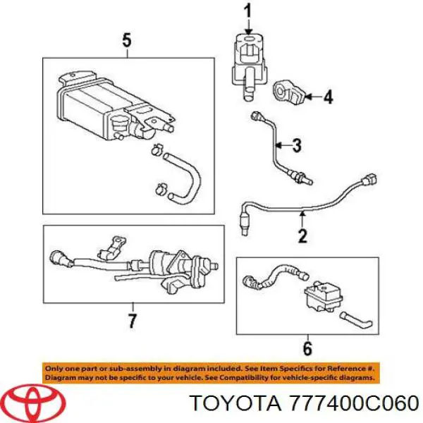  Toyota 777400C060 ціна, від 155.76 USD