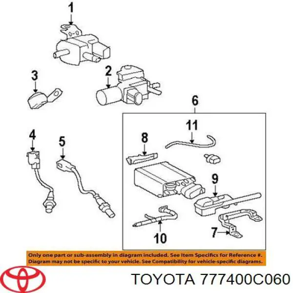 Купити 777400C060 Toyota 