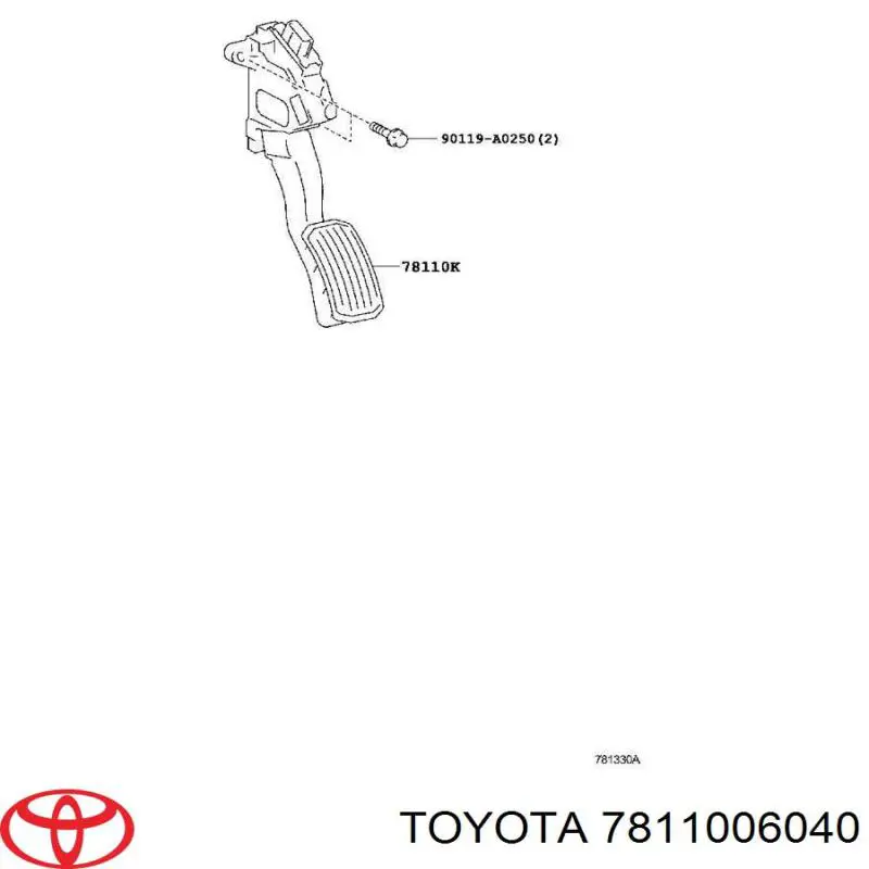 7811006040 Toyota 