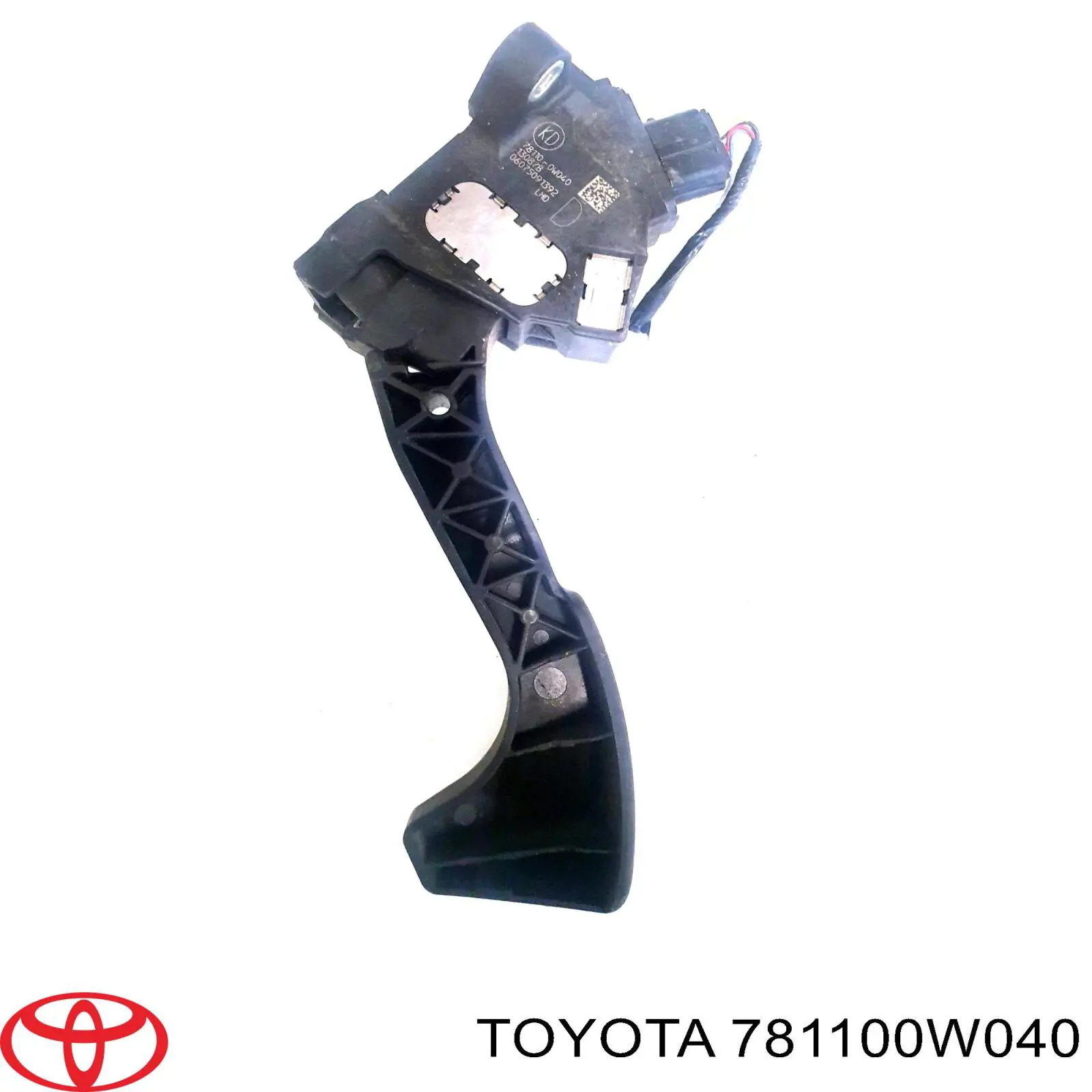 781100W040 Toyota педаль газу (акселератора)