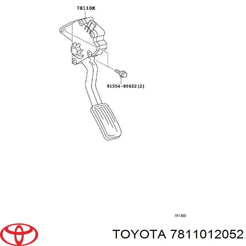 7811012052 Toyota 