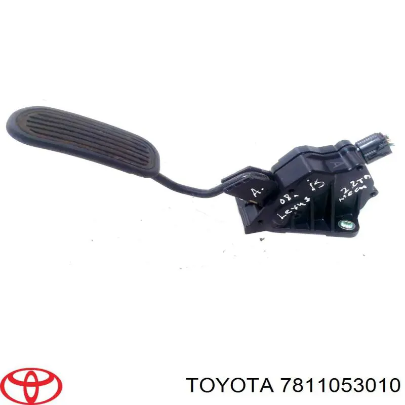 Підаль газу Toyota 7811053010 ціна, від 19.47 USD