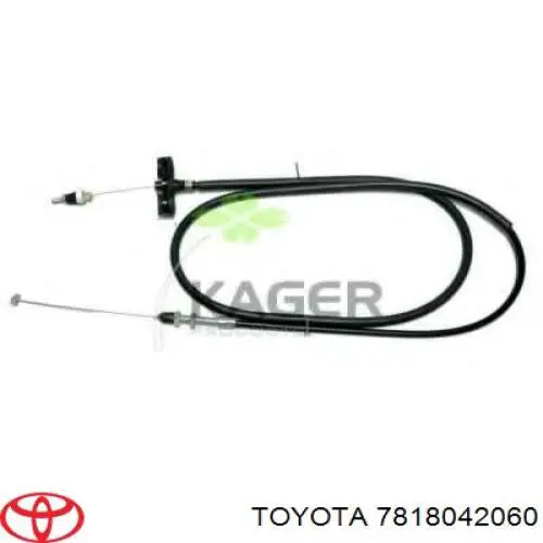 Трос газу Toyota 7818042060 ціна, від 21.08 USD