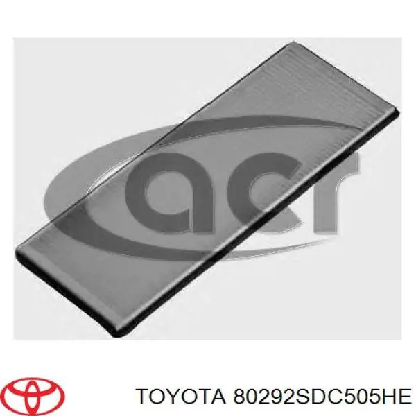 Фільтр повітряний обігрівача Toyota 80292SDC505HE ціна, від 4.85 USD