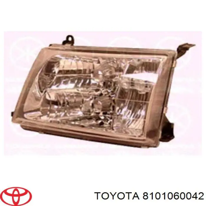 Фара правая Toyota 8101060040 ціна, від 828.38 USD