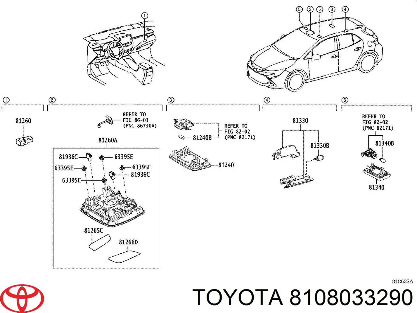  Toyota 8108033290 ціна, від 12.70 USD