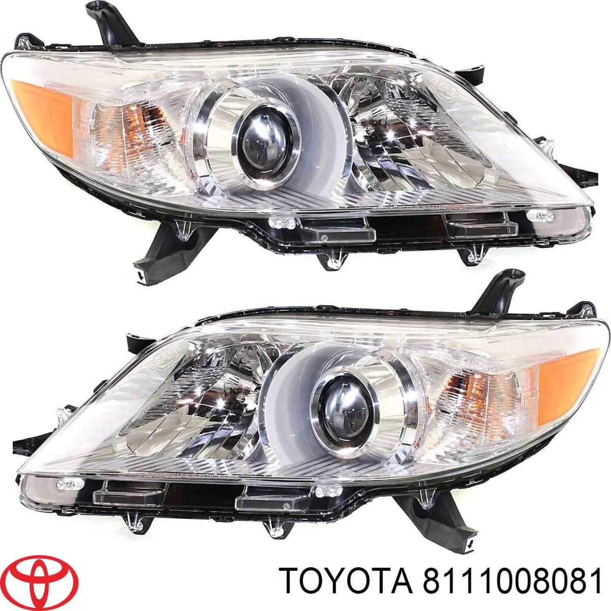 8111008081 Toyota Основна фара - вставка