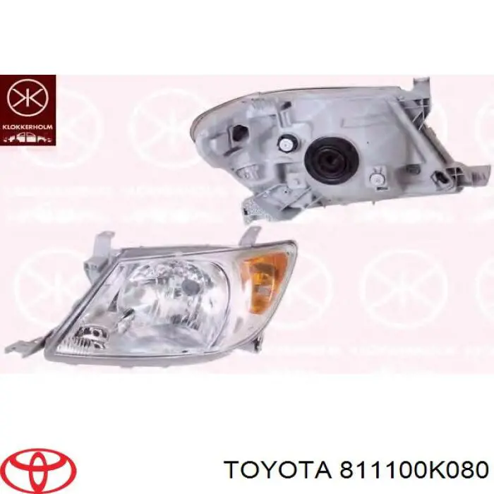 811100K080 Toyota Основна фара - вставка