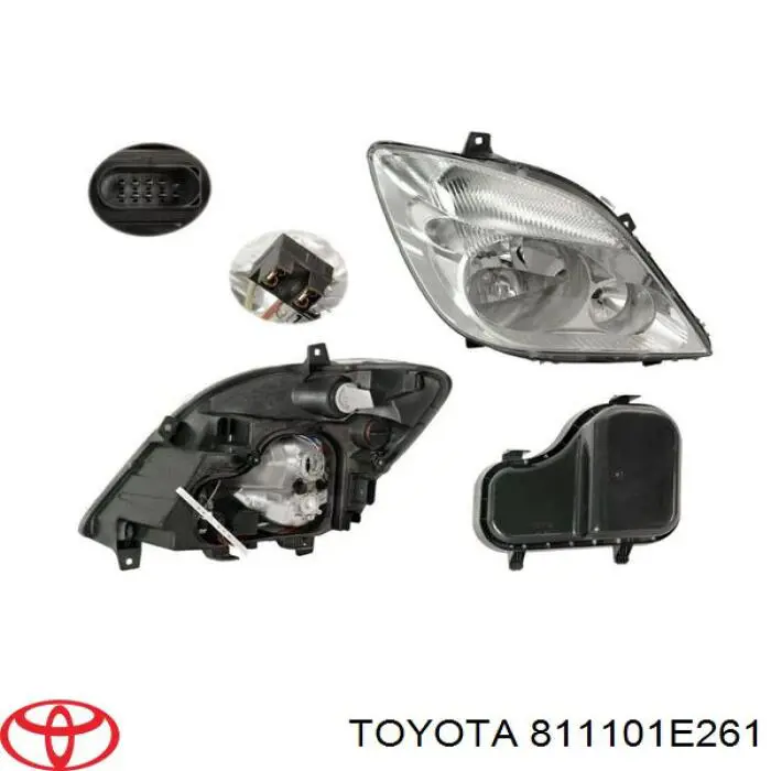 Фара передня права Toyota 811101E261