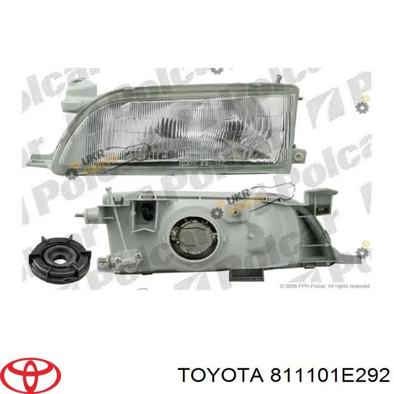 Купити 811101E292 Toyota Права блок фара
