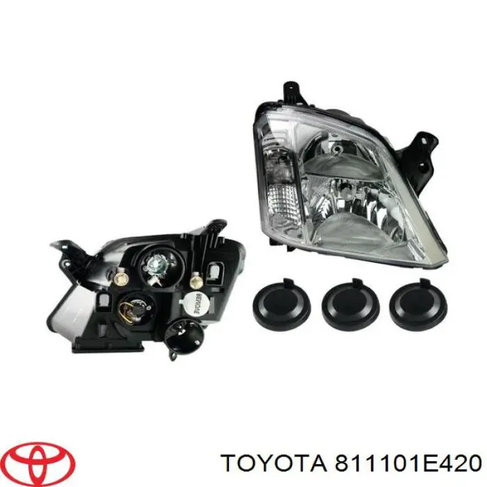 811101E420 Toyota Основна фара - вставка