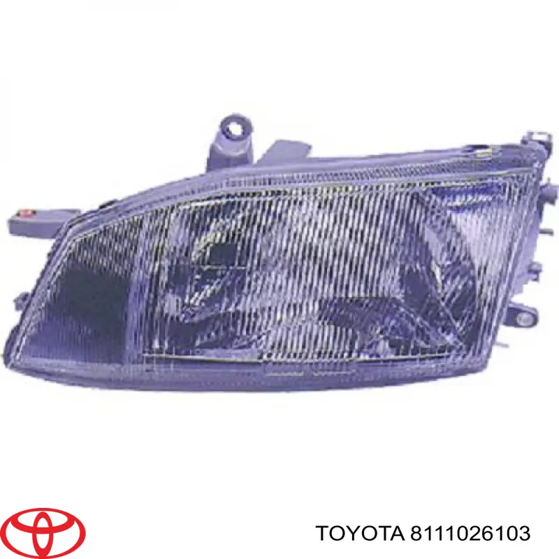 Купити 8111026103 Toyota Права блок фара