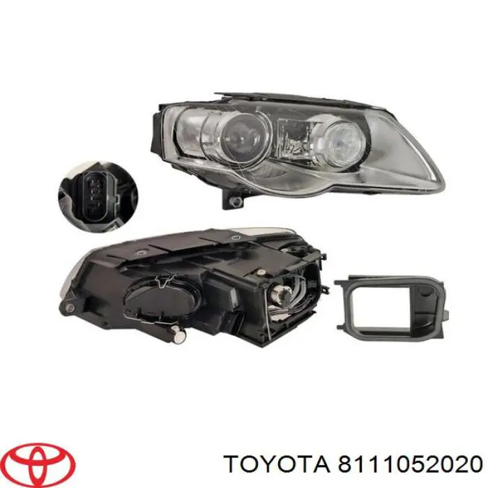 Фара передня права Toyota 8111052020