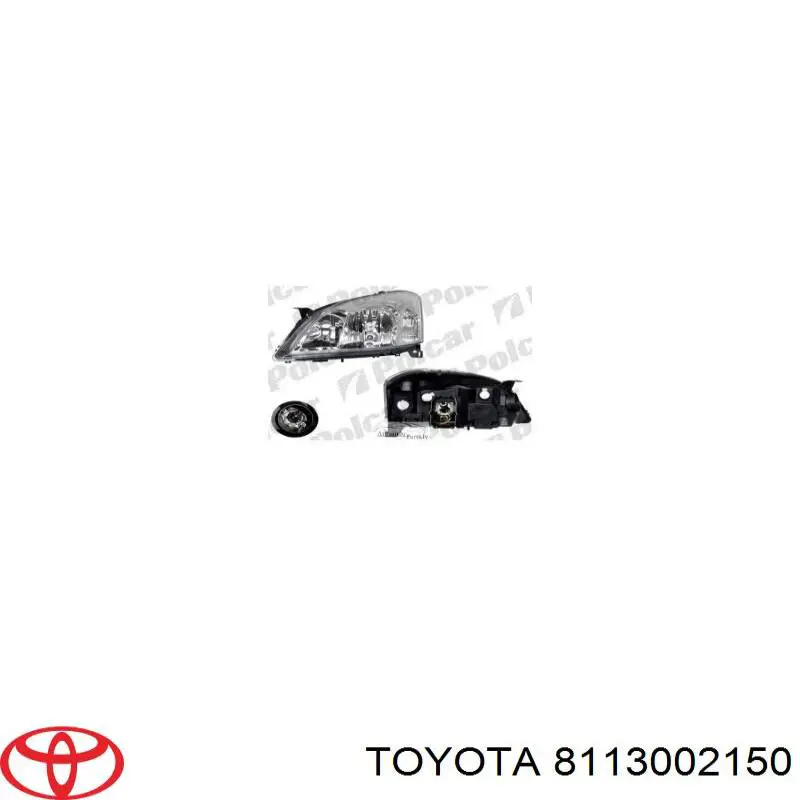 Купити 21211D1RLDEM Toyota Права блок фара