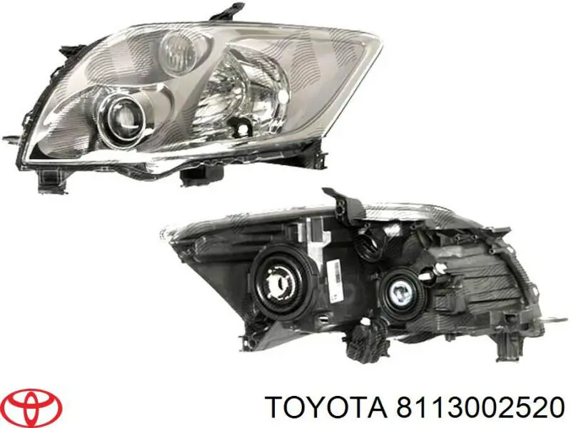 Права блок фара Toyota 8114002490 ціна, від 201.04 USD