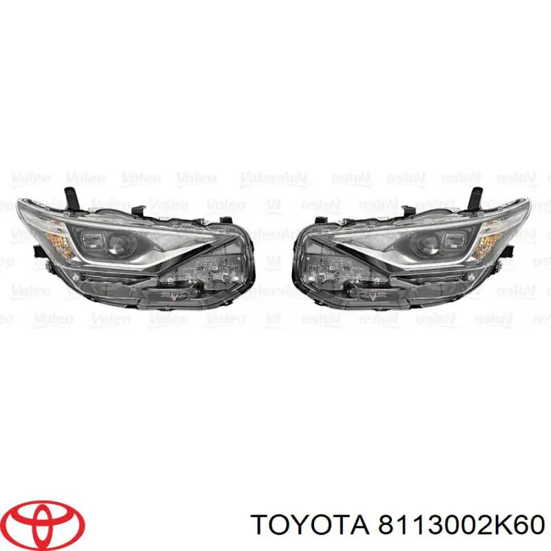 Купити 8113002K60 Toyota Фара передня права