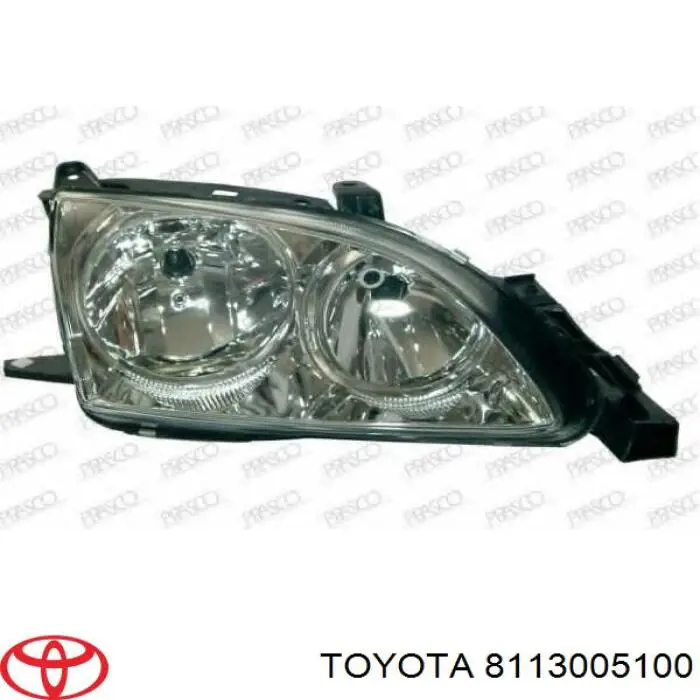 Фара правая Toyota 8111005100 ціна, від 65.01 USD